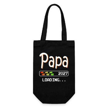 Dad 2027 loading Father-to-be Pregnancy - Gift Bag for Bottles - black - Front