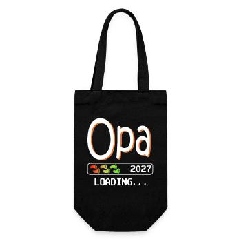 Futur grand-père en 2027 qui embarque son futur grand-père - Sac à bouteille - noir - Devant