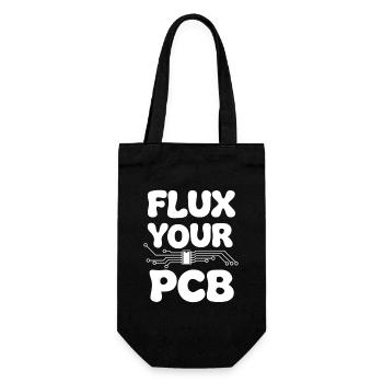 Circuits imprimés à flux Soudure PCB Électronique de soudure - Sac à bouteille - noir - Devant