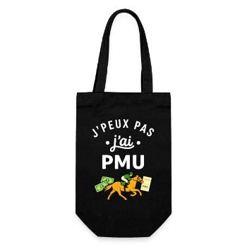 J’peux pas j’ai PMU - Sac à bouteille - noir - Devant