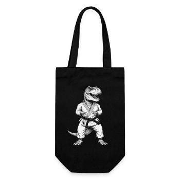 Judo Dinosaures Judoka Enfants Garçons Arts Martiaux - Sac à bouteille - noir - Devant