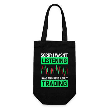 Désolé de ne pas avoir écouté les traders boursiers - Sac à bouteille - noir - Devant