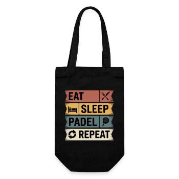 Paddle tennis - Gift Bag for Bottles - black - Front