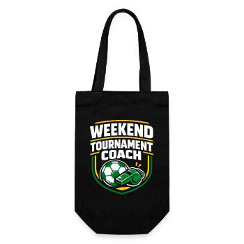 Fußballtraining Jugend-sport-trainer - Geschenkbeutel für Flaschen - Schwarz - Vorne
