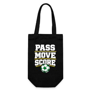 Fußballtraining Jugend-sport-trainer - Geschenkbeutel für Flaschen - Schwarz - Vorne