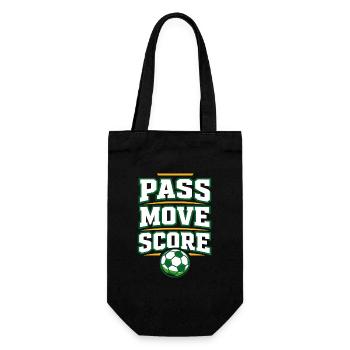 Fußballtraining Jugend-sport-trainer - Geschenkbeutel für Flaschen - Schwarz - Vorne