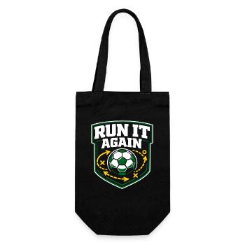 Fußballtraining Jugend-sport-trainer - Geschenkbeutel für Flaschen - Schwarz - Vorne
