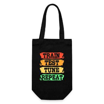 Programmeur codeur GPT - Sac à bouteille - noir - Devant