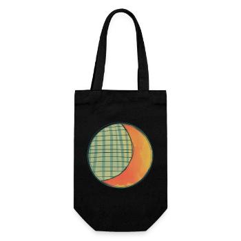 Lune, Soleil, équinoxe, Occulte, bénédictions de Pâques, - Sac à bouteille - noir - Devant