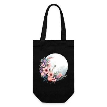Wildflower Spring Happy Easter Ostara - Gift Bag for Bottles - black - Front