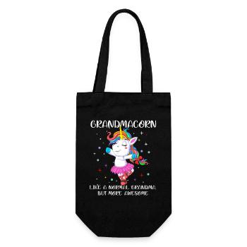 Chemise Grandmacorn Grandmacorn Grand-mère Licorne - Sac à bouteille - noir - Devant