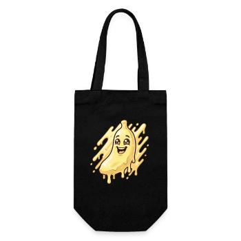 Laughing Blob Banana - Gift Bag for Bottles - black - Front