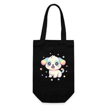 Pastel Star Pup - Sac à bouteille - noir - Devant