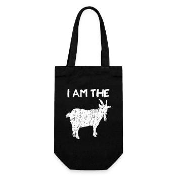 Je suis la silhouette du GOAT - Sac à bouteille - noir - Devant