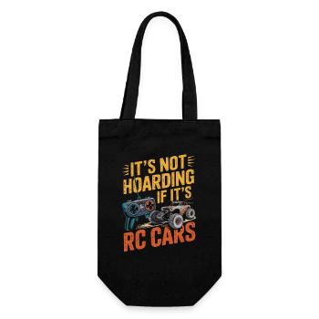  Its Not Hoarding If Its RC Cars RC Auto - Geschenkbeutel für Flaschen - Schwarz - Vorne
