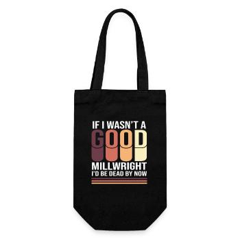 CNC Mechanic Mechanical Engineer Locksmith - Gift Bag for Bottles - black - Front