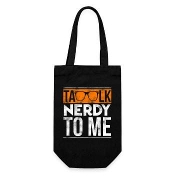 Art rétro de lunettes de soleil orange Talk To Me - Sac à bouteille - noir - Devant