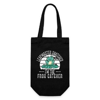 Frog Catcher Leapmaster Snatcher Frog - Geschenkbeutel für Flaschen - Schwarz - Vorne