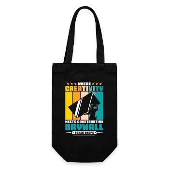 Drywall Drywall Builder Drywall Fitter - Gift Bag for Bottles - black - Front