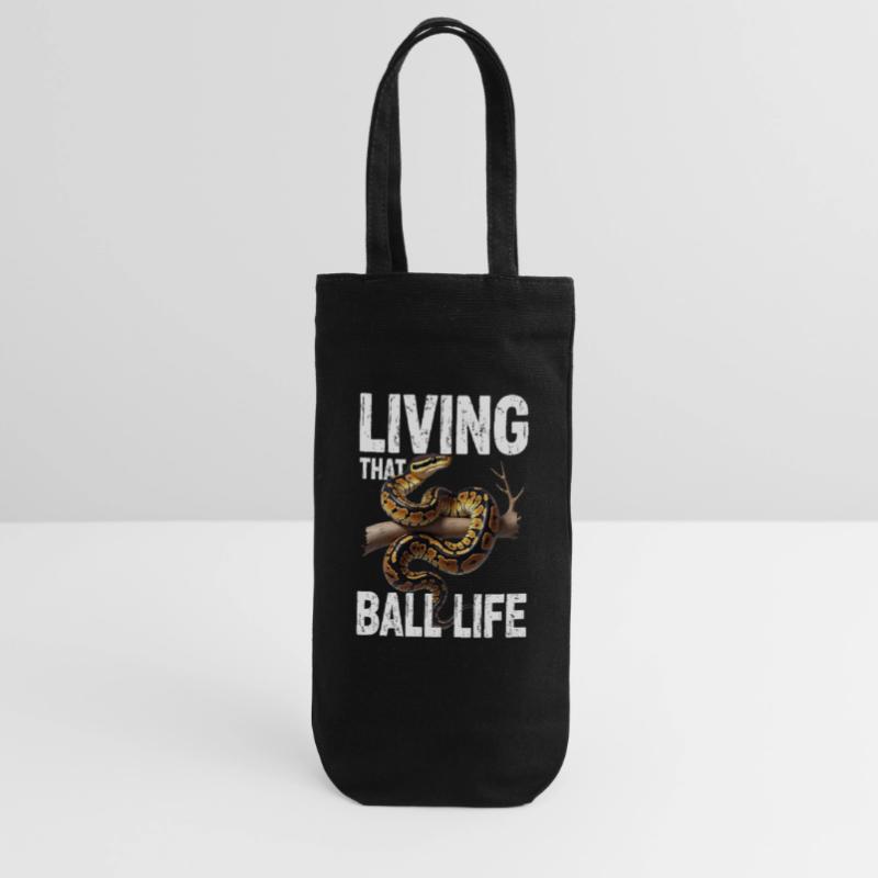 King Python Snakes Lover Terrarium Python Gift Bag for Bottles