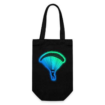 Paragliding Paragliding Men Paragliding - Gift Bag for Bottles - black - Front