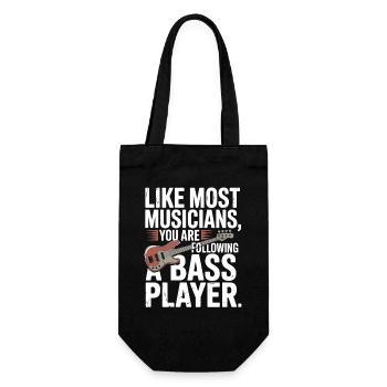 Bassiste Following A Bass Band, Bassspieler - Sac à bouteille - noir - Devant