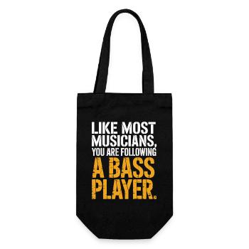 Bassiste Following A Bass Band, Bassspieler - Sac à bouteille - noir - Devant
