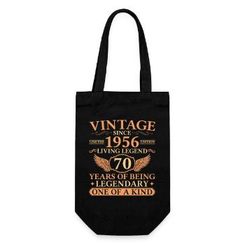 Millésime 1956 – 70e anniversaire de Légende vivante - Sac à bouteille - noir - Devant