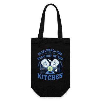 Pickleball Pro Reste Hors Cuisine Amoureux - Sac à bouteille - noir - Devant