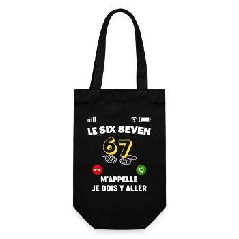Le Six Seven M'appelle, je dois y aller - Sac à bouteille - noir - Devant