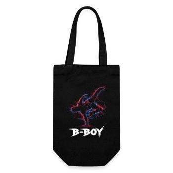 Breakdance B-Boy Street Dance Hip Hop - Gift Bag for Bottles - black - Front