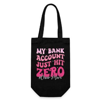 Mon compte bancaire n’a pas eu de bonheur Maman drôle Maman - Sac à bouteille - noir - Devant