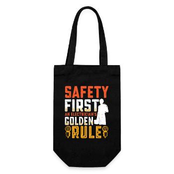 Électricien, technicien en électronique, électricien - Sac à bouteille - noir - Devant