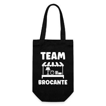 Equipe Brocante Vintage - Sac à bouteille - noir - Devant