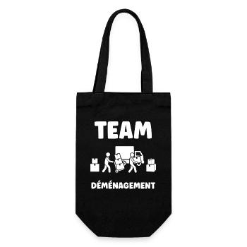 Équipe Déménagement Résolu - Sac à bouteille - noir - Devant