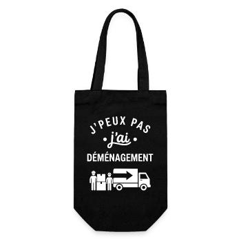 J'peux pas j'ai déménagement - Sac à bouteille - noir - Devant