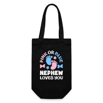 Révélation du genre de Neveu rose ou bleu - Sac à bouteille - noir - Devant