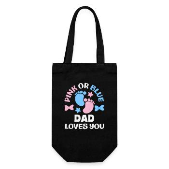 Rose ou bleu Papa t’aime Révélation du genre - Sac à bouteille - noir - Devant