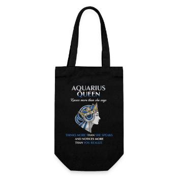 Reine du Verseau Zodiaque Verseau - Sac à bouteille - noir - Devant