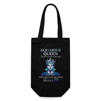 Reine du Verseau Zodiaque Verseau - Sac à bouteille - noir - Devant