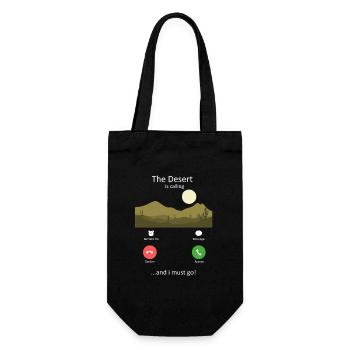 Appel désertique nature Aventure Sauvage - Sac à bouteille - noir - Devant