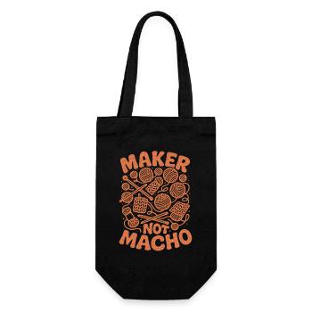 Des acteurs au lieu du macho | Hommes-tricoteurs - Sac à bouteille - noir - Devant