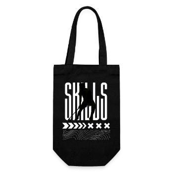 Skills  Floorball - Gift Bag for Bottles - black - Front