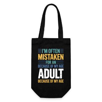 Dire que les jeunes ont l’air vieux Humour Cadeau drôle - Sac à bouteille - noir - Devant