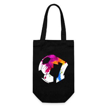 NO. 7 FOOTBALLER NUMBER 7 FOOTBALL 7TH BIRTHDAY - Gift Bag for Bottles - black - Front
