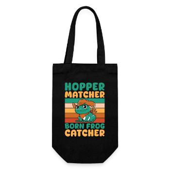 Frog Catcher Hopper Matcher Frog - Geschenkbeutel für Flaschen - Schwarz - Vorne