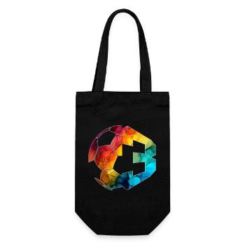 NO. 3 FOOTBALLER NUMBER 3 FOOTBALL 3RD BIRTHDAY - Gift Bag for Bottles - black - Front