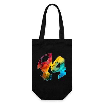 NON. 4 FOOTBALLEUR NUMÉRO 4 FOOTBALL 4E ANNIVERSAIRE - Sac à bouteille - noir - Devant
