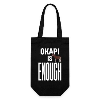Okapi Lovers Okapi Animal Rare Wildlife Love - Gift Bag for Bottles - black - Front