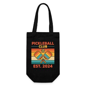 Pickleball Club Créé 2024 Joueur Humoristique Pickle Ball - Sac à bouteille - noir - Devant